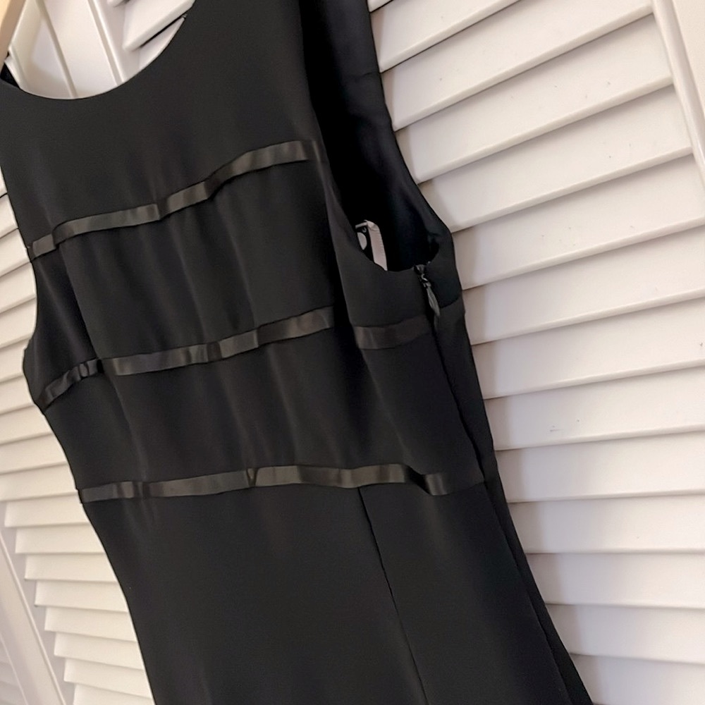 Vintage Black Long Evening‎ Dress Size 9 Junior